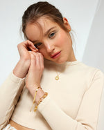 Load image into Gallery viewer, Lines Gold Chain Bracelet
