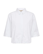 Load image into Gallery viewer, MosMosh Maxime Nylah Shirt White Pinstripe
