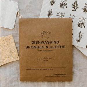 LOOFAH SPONGES AND SWEDISH DISHCLOTHS - 6 PIECE VARIETY PACK