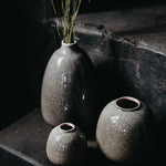 Load image into Gallery viewer, AVIK LARGE BROWN SPECKLED VASE
