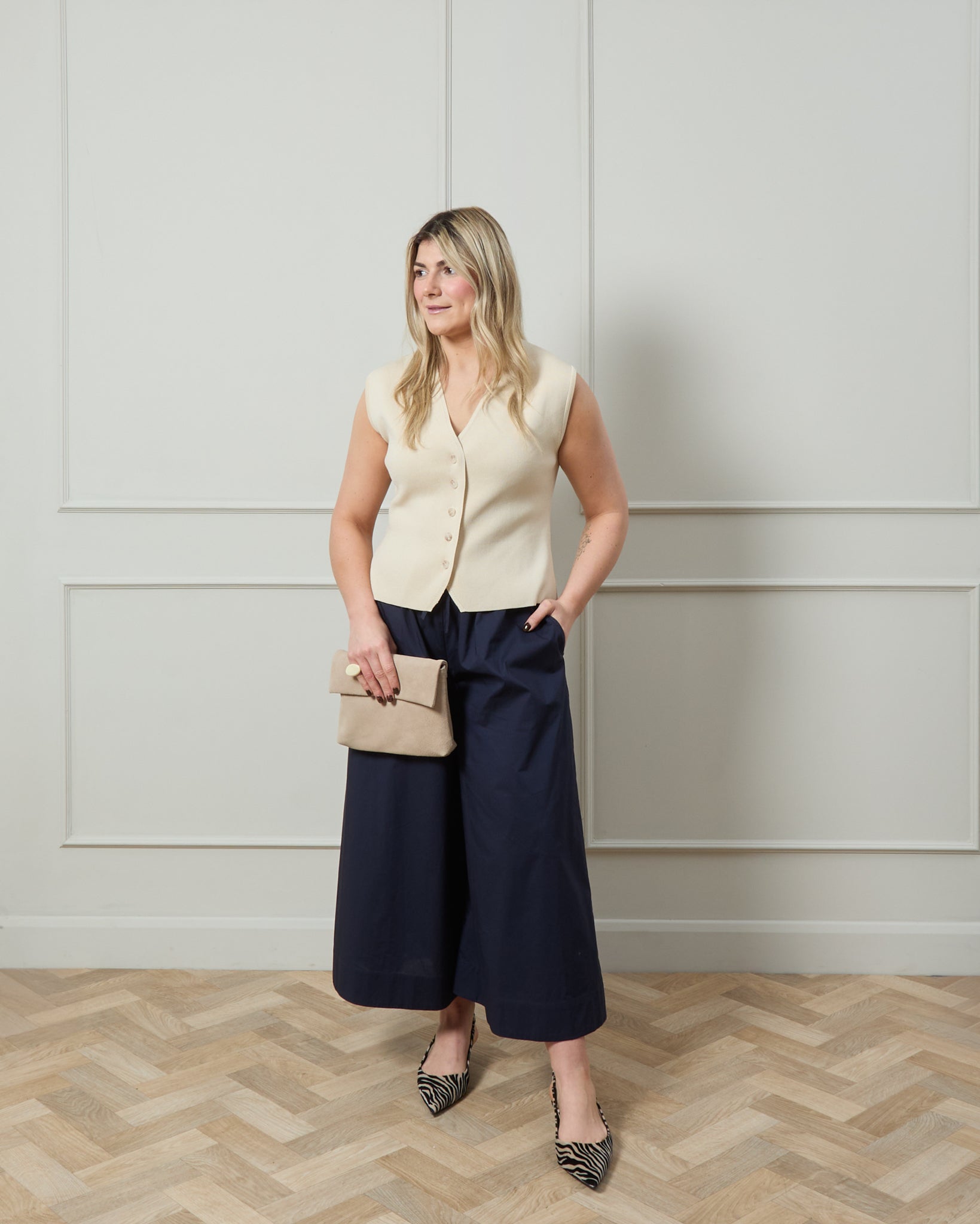 Chalk Peta Waistcoat Butterscotch