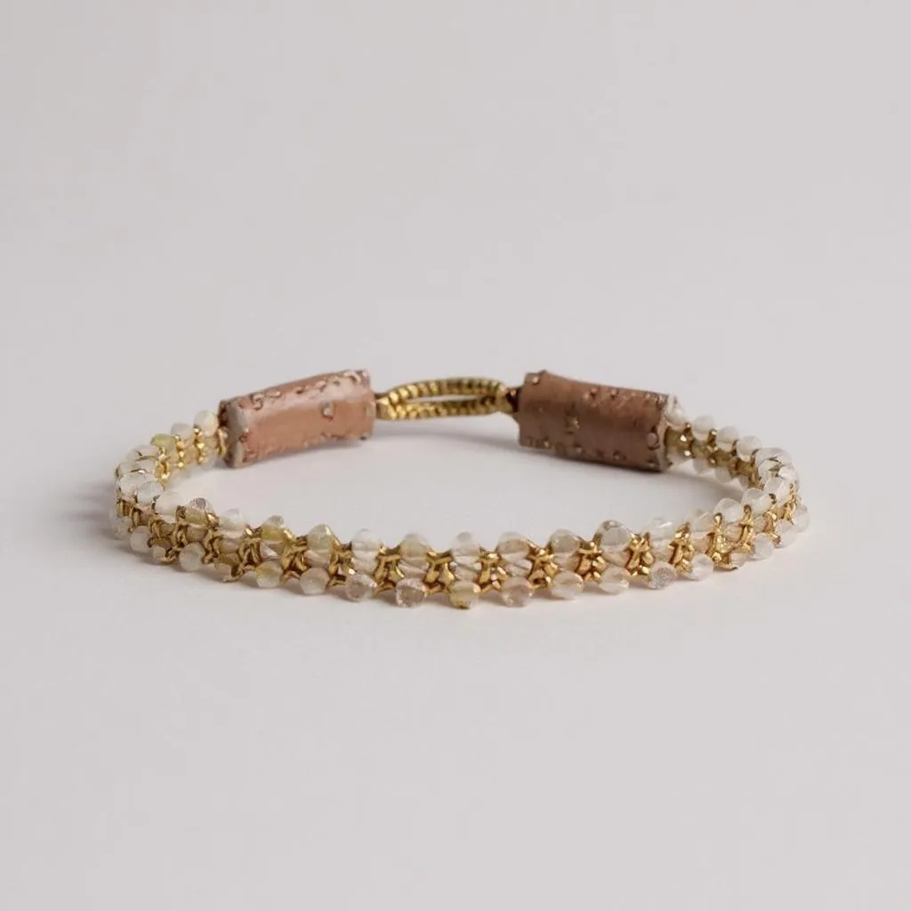 AA31 Cap Pure Bracelet Crystal Quartz