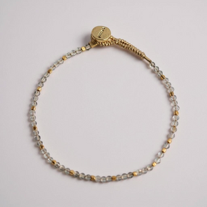 AP15 Lulu Stone Dot Bracelet Smokey Quartz