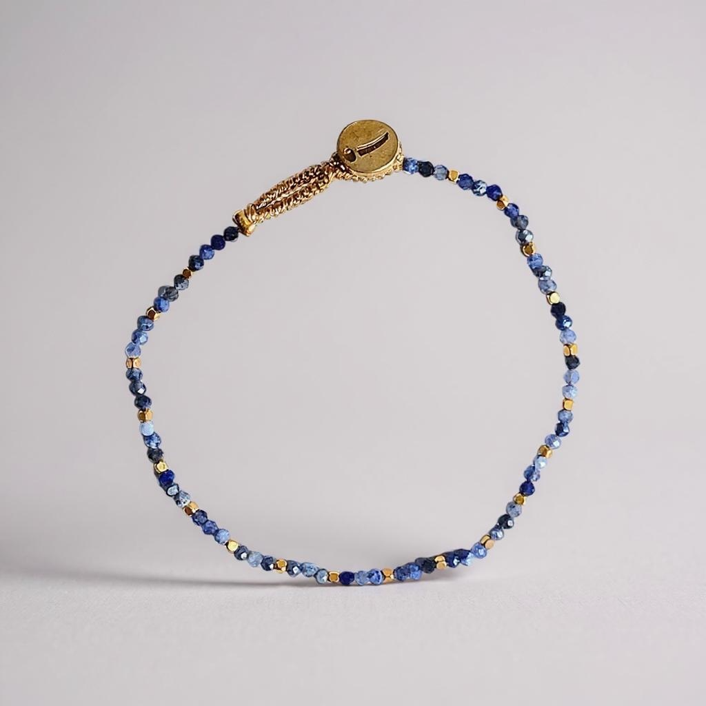 AP15 Lulu Stone Dot Bracelet Blue Sodalite