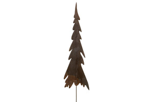 Metal Tree Decoration on Spike Three Sizes