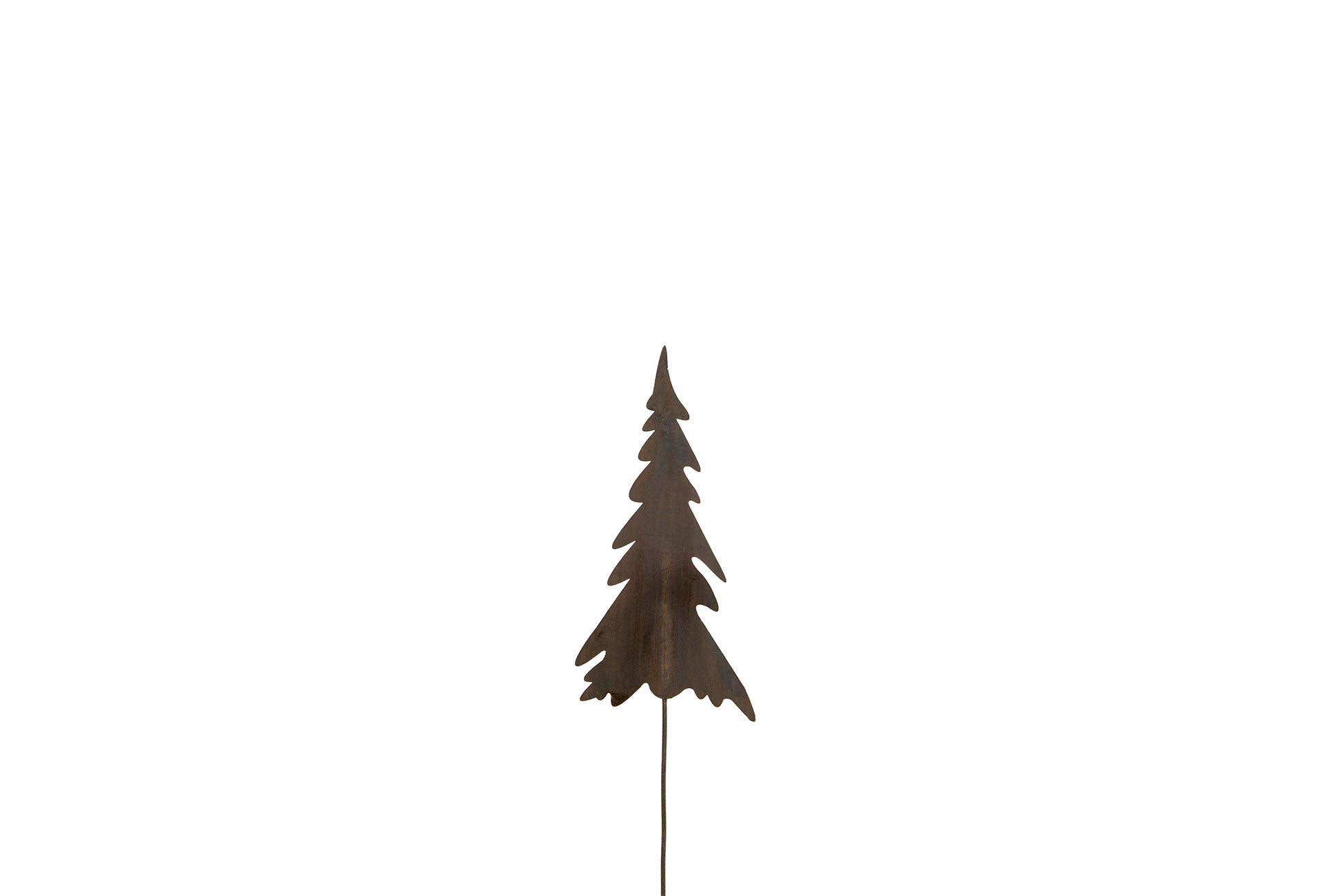 Metal Tree Decoration on Spike Three Sizes