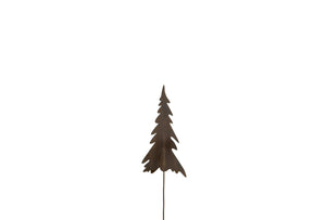 Metal Tree Decoration on Spike Three Sizes