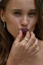 Load image into Gallery viewer, Celestia Earrings Gold and Pearl Studs

