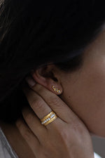 Load image into Gallery viewer, Abidin Polki Diamond Earrings

