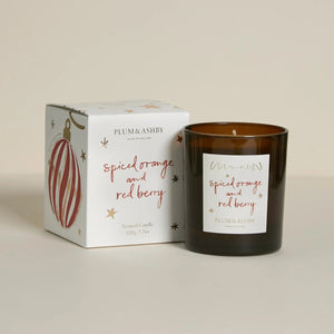 SPICED ORANGE AND RED BERRY CANDLE