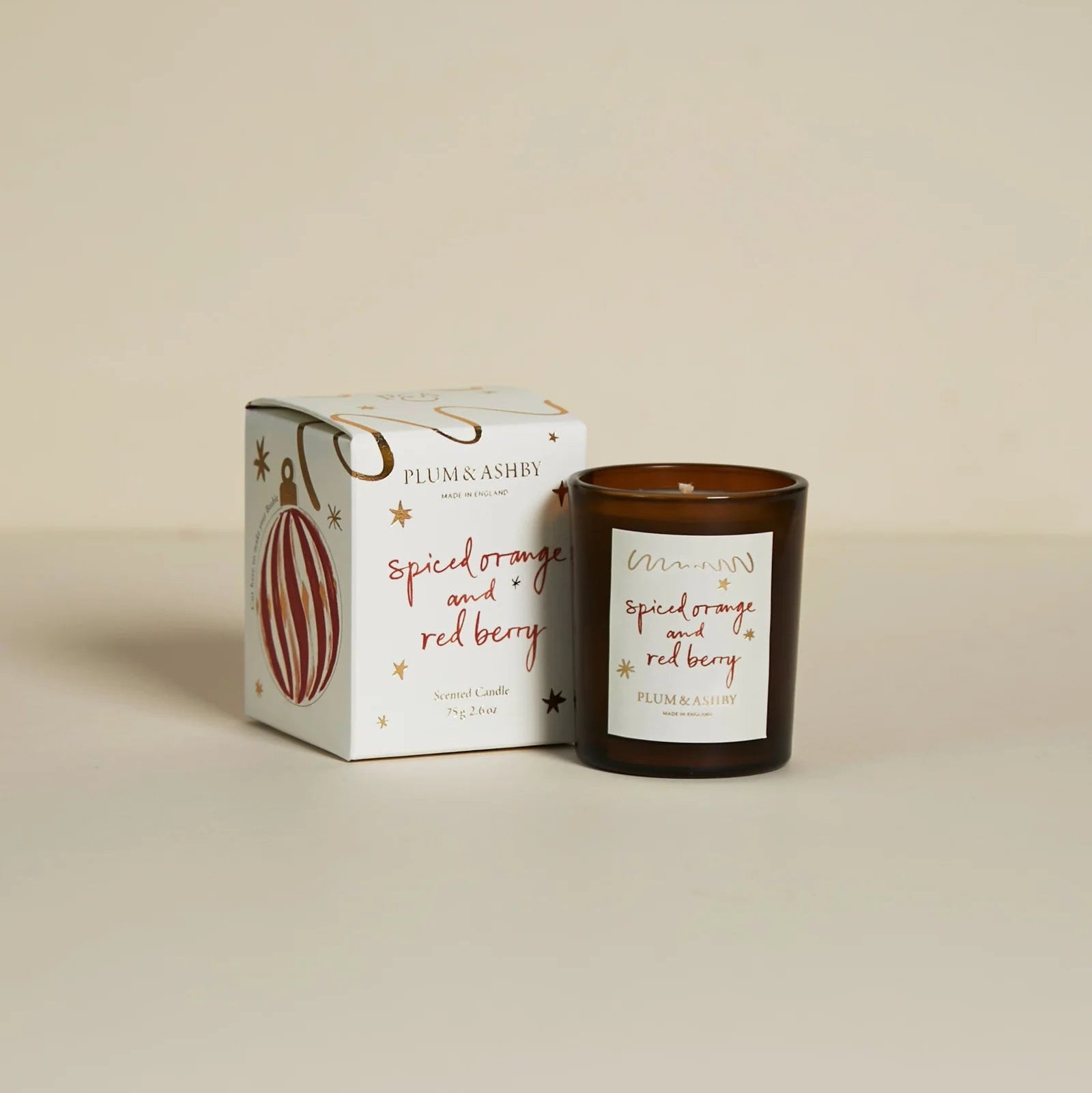 SPICED ORANGE AND RED BERRY VOTIVE CANDLE