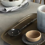 Load image into Gallery viewer, CERAMIC SERVING SPOON BLACK OLIVE
