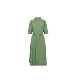 Load image into Gallery viewer, MosMosh Rayas Alexis Dress Turf Green
