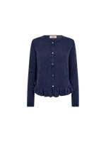 Load image into Gallery viewer, MosMosh Mape Alice Knit Cardigan Crown Blue
