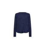 Load image into Gallery viewer, MosMosh Mape Alice Knit Cardigan Crown Blue

