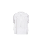 Load image into Gallery viewer, MosMosh Tarima Cotton White Blouse
