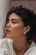 Load image into Gallery viewer, Aimana Gold Stud Earrings
