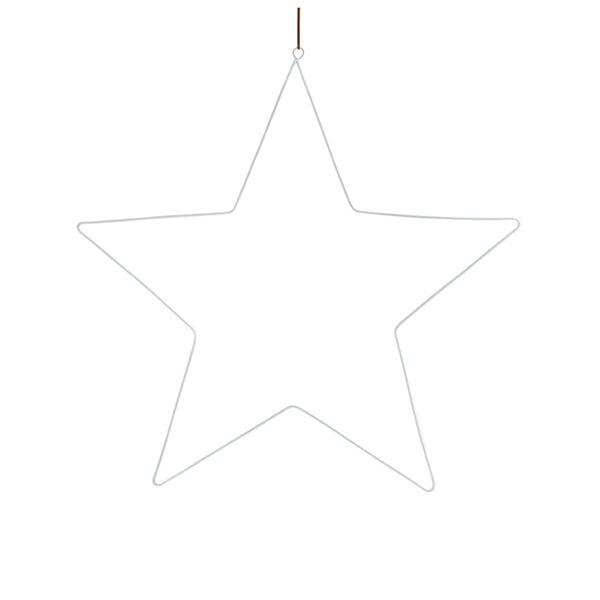 METAL STAR WHITE MEDIUM