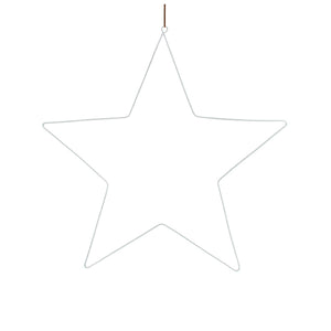 METAL STAR WHITE MEDIUM