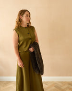 Load image into Gallery viewer, Chalk Sally Waistcoat Avocado
