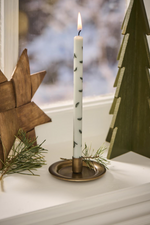 Load image into Gallery viewer, Taper Candle Spruce Twigs Design
