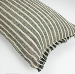 Load image into Gallery viewer, Striped Cushion Charcoal 40cm x 70cm
