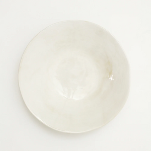 Large Ceramic Salad Bowl Mathilde Cream