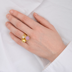 Load image into Gallery viewer, Betty Ball Ring Medium Silver
