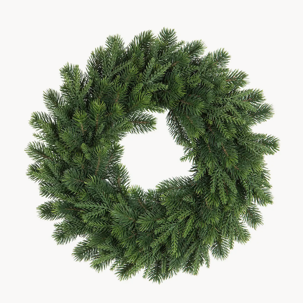 Fir Wreath Faux  45cm Dia