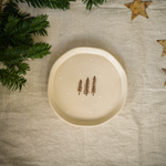 Load image into Gallery viewer, Hand Painted Nordic Trees Snack Plate
