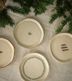 Load image into Gallery viewer, Hand Painted Nordic Trees Snack Plate
