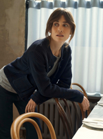 Load image into Gallery viewer, Part Two Elmie Knitted Cardigan Navy
