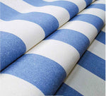 Load image into Gallery viewer, Bertie Striped Blue and White Cushion
