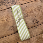 Load image into Gallery viewer, 5 MT GREEN STRIPE RIBBON
