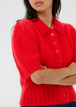 Load image into Gallery viewer, Part Two Vernoni Cardigan Bright Red

