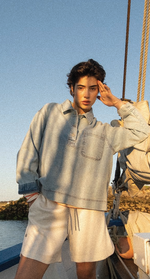 Load image into Gallery viewer, Mat de Misaine Denim Shirt Top Velique
