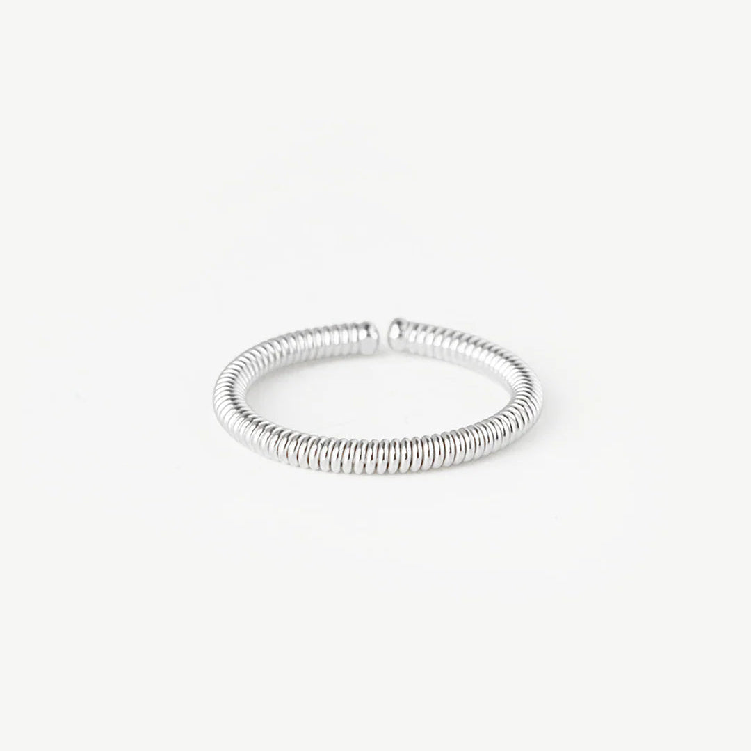 Simple Twist Ring Silver