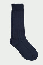 Load image into Gallery viewer, Breathe Long Socks Navy
