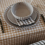 Load image into Gallery viewer, COTTON TABLE CLOTH WITH SAND CHECK 140X250CM
