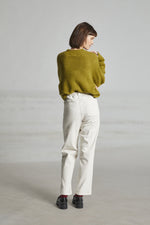 Load image into Gallery viewer, Mat de Misaine Tremel Long Sleeve Jumper Pistachio

