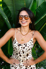 Load image into Gallery viewer, Tokyo Choker Brown Cat Eye
