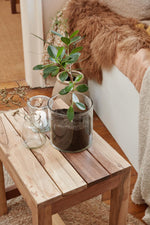 Load image into Gallery viewer, Glass Hurricane Lantern Hand Blown
