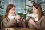 Load image into Gallery viewer, Enamel Cup Dark Green and Black

