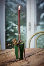 Load image into Gallery viewer, Enamel Cup Dark Green and Black
