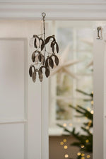Load image into Gallery viewer, Mistletoe for Hanging Metal with Beads Large
