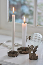 Load image into Gallery viewer, Metal Tea Light Holder Angel Design
