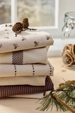 Load image into Gallery viewer, Pine Cone Cotton Tea Towel
