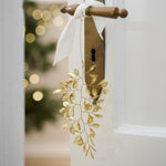 Load image into Gallery viewer, Fairytale Christmas Hanging Gold Leaves Small
