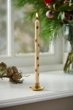 Load image into Gallery viewer, Pine Cone Design Taper Candle
