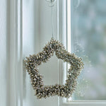 Load image into Gallery viewer, Silver Beaded Star for Hanging
